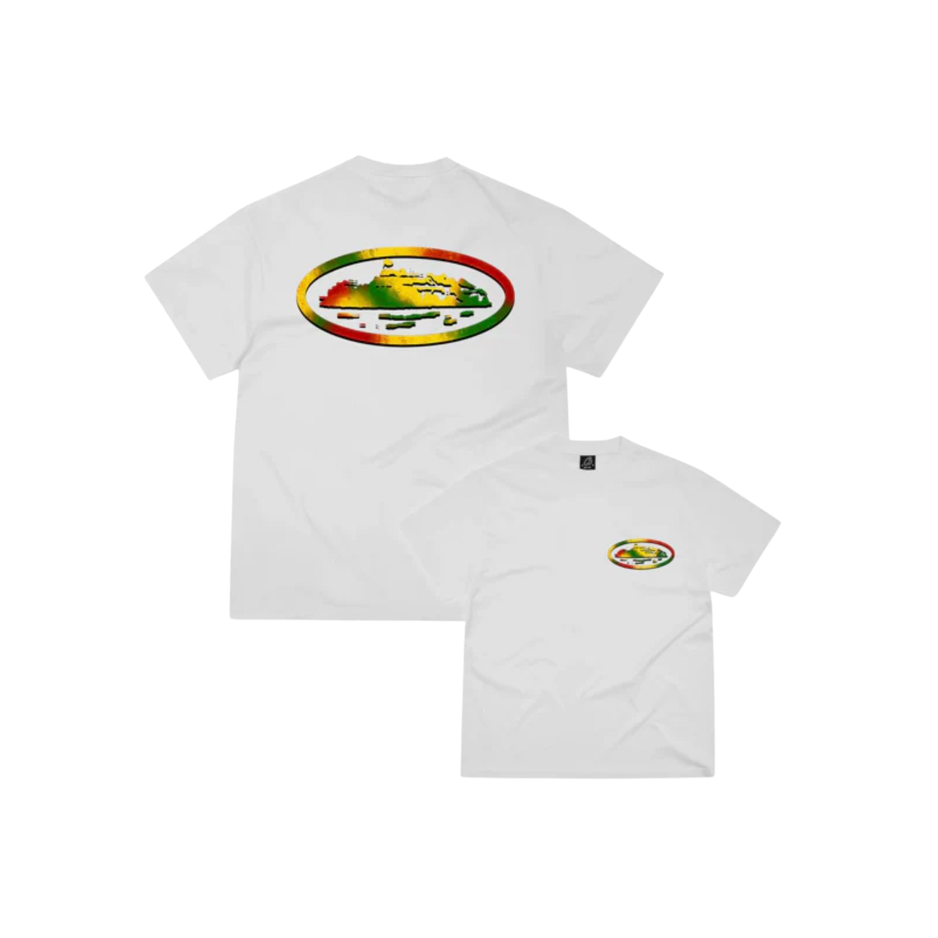 Cortiez Sunset Tee White by Corteiz in . Available at KershKicks for £75.00. A must-have for fans of Corteiz looking to elevate their style with this T-Shirt.