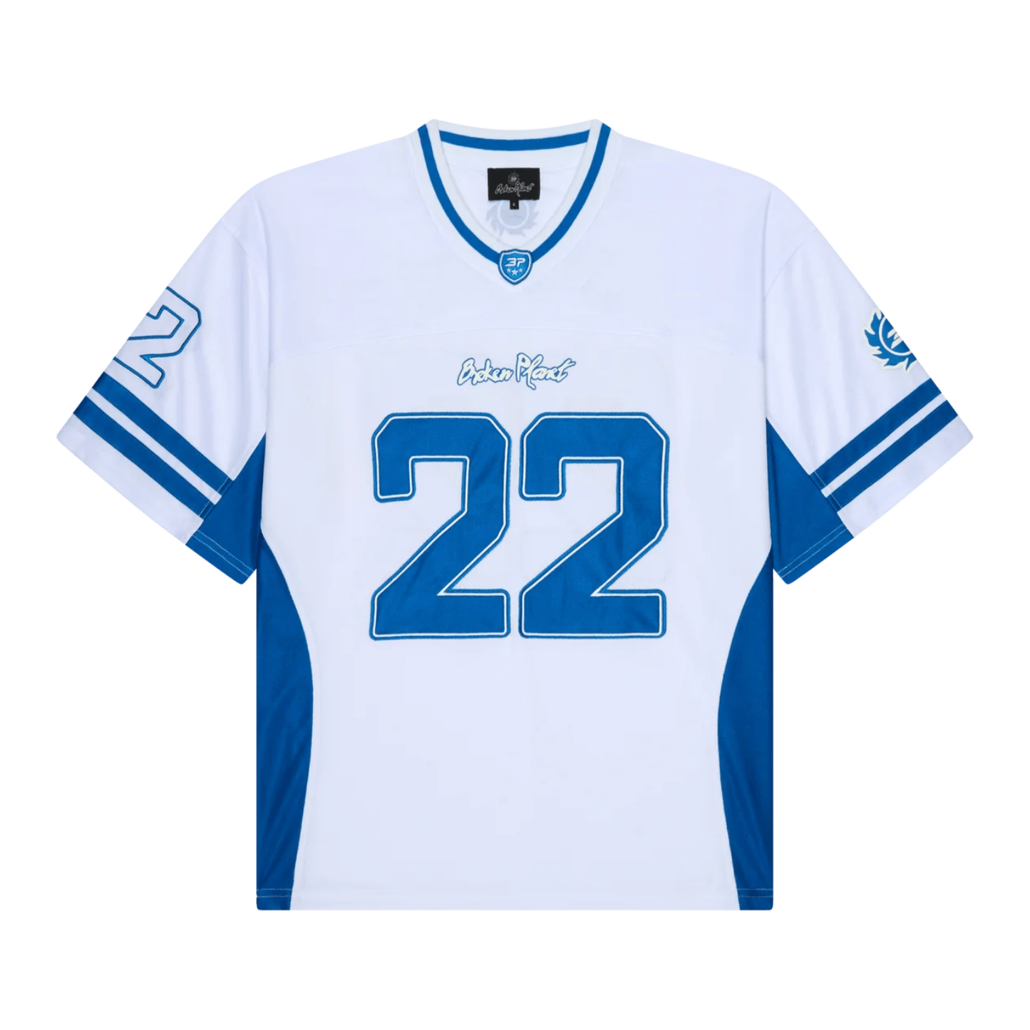 Broken Planet Football Jersey Blue/White