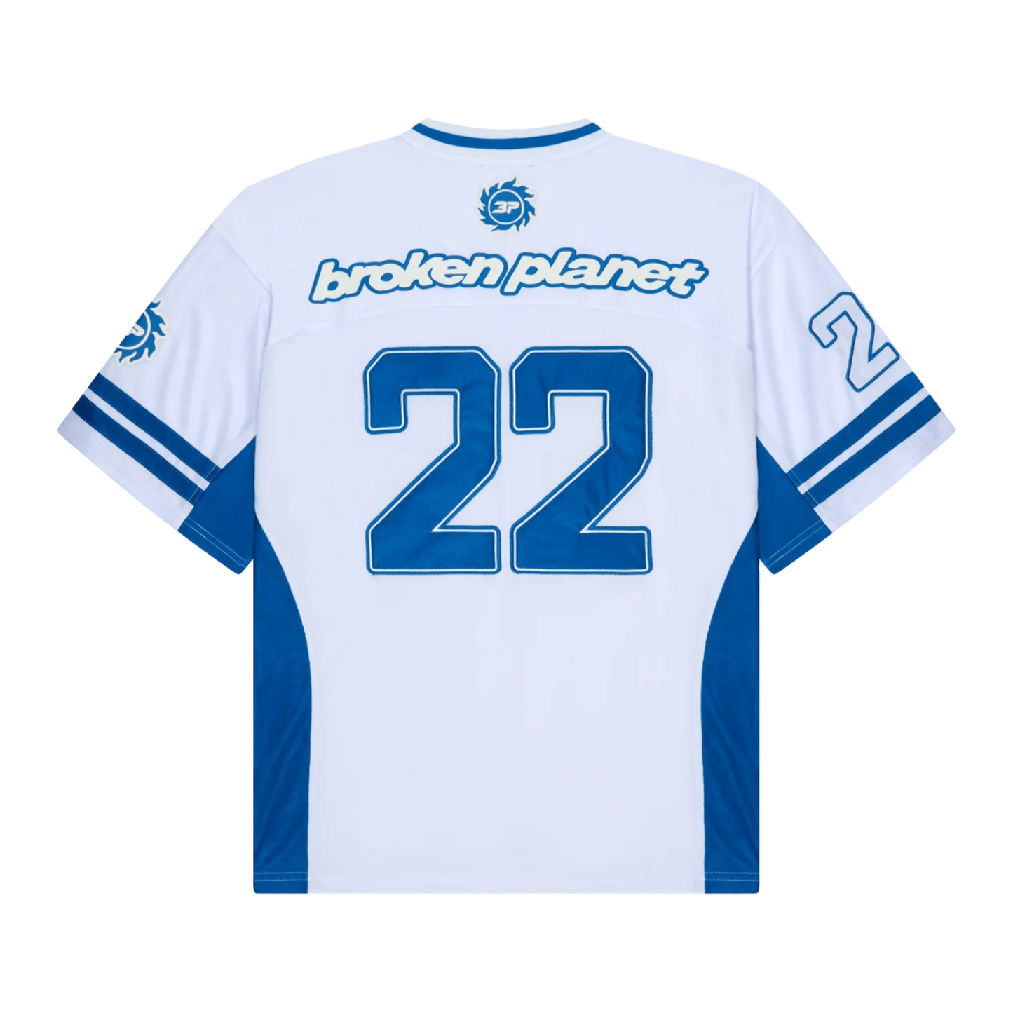 Broken Planet Football Jersey Blue/White