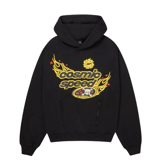 Broken Planet Market Cosmic Speed Hoodie Midnight Black by Broken Planet Market in Uncategorized. Available at KershKicks for £165.00. A must-have for fans of Broken Planet Market looking to elevate their style with this Hoodie.