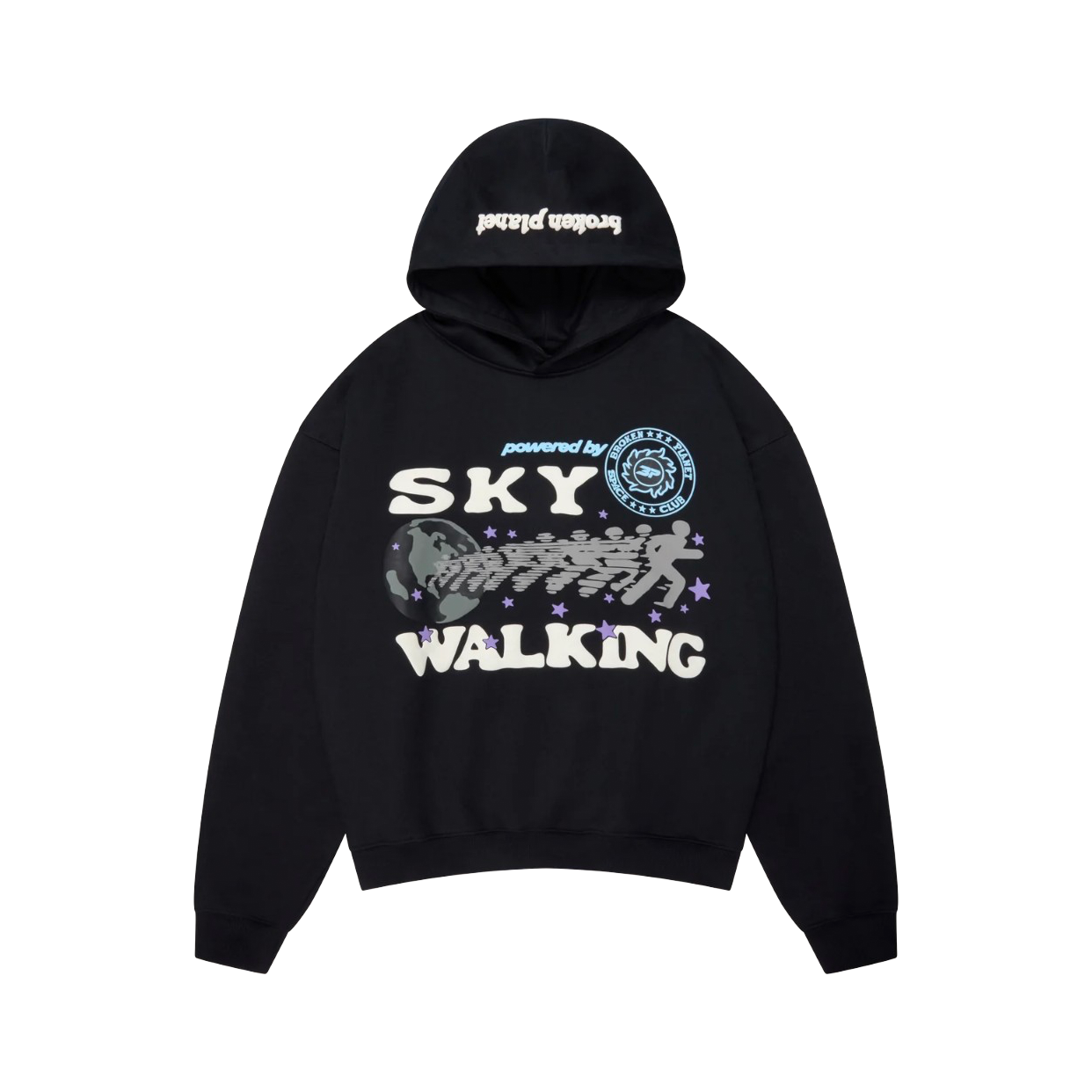 Broken Planet Sky Walking Hoodie Midnight Black by Broken Planet Market in . Available at KershKicks for £165.00. A must-have for fans of Broken Planet Market looking to elevate their style with this Hoodie.