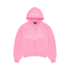 Broken Planet Zip Up Hoodie Candy Pink