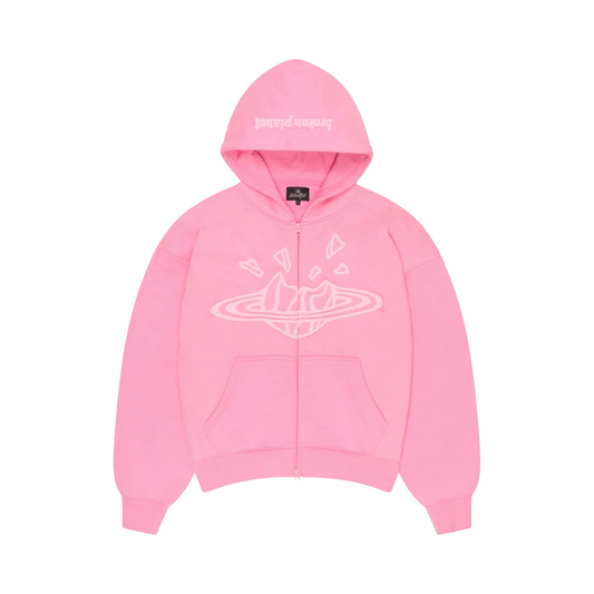 Broken Planet Zip Up Hoodie Candy Pink by Broken Planet Market in . Available at KershKicks for £175.00. A must-have for fans of Broken Planet Market looking to elevate their style with this Hoodie.