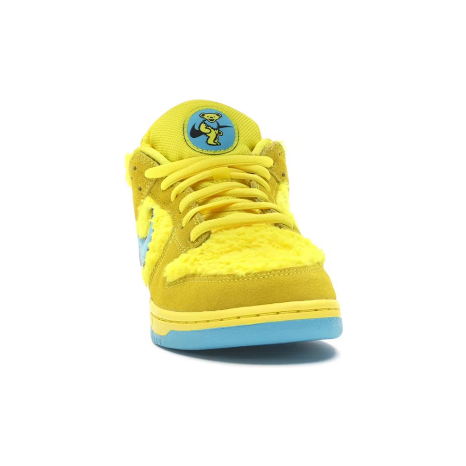 Nike SB Dunk Low Grateful Dead Bears Opti Yellow by Nike in Shoes. Available at KershKicks for £800.00. A must-have for fans of Nike looking to elevate their style with this Shoes.