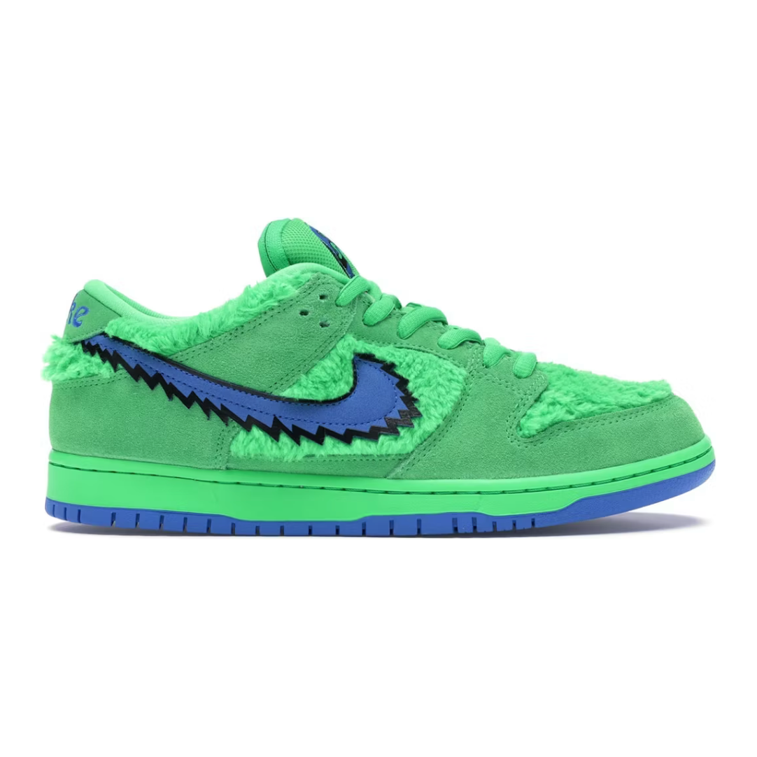 Nike SB Dunk Low Grateful Dead Bears Green by Nike in Shoes. Available at KershKicks for £900.00. A must-have for fans of Nike looking to elevate their style with this Shoes.