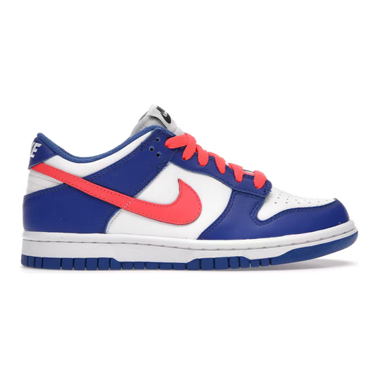 Nike Dunk Low Royal Red (GS) by Nike in Shoes. Available at KershKicks for £155.00. A must-have for fans of Nike looking to elevate their style with this Shoes.