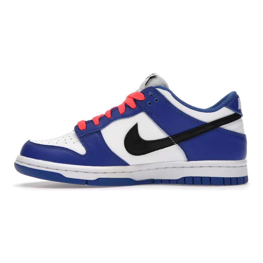 Nike Dunk Low Royal Red (GS) by Nike in Shoes. Available at KershKicks for £155.00. A must-have for fans of Nike looking to elevate their style with this Shoes.