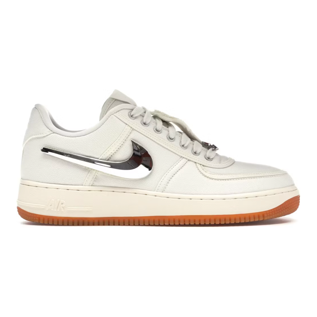 Nike Air Force 1 Low Travis Scott Sail by Nike in Shoes. Available at KershKicks for £1350.00. A must-have for fans of Nike looking to elevate their style with this Shoes.