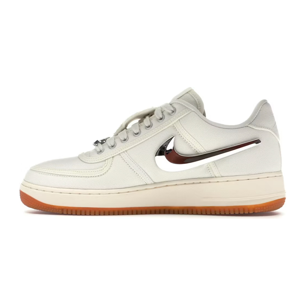 Nike Air Force 1 Low Travis Scott Sail by Nike in Shoes. Available at KershKicks for £1350.00. A must-have for fans of Nike looking to elevate their style with this Shoes.