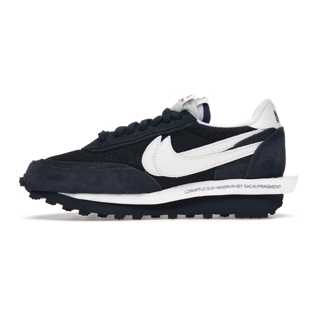 Nike Sacai Fragment LDWaffle Blue Void by Nike in Shoes. Available at KershKicks for £275.00. A must-have for fans of Nike looking to elevate their style with this Shoes.