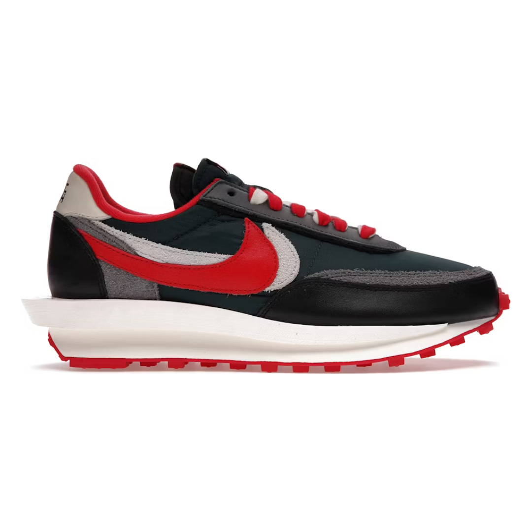 Nike LD Waffle sacai Undercover Midnight Spruce University Red by Nike in Shoes. Available at KershKicks for £225.00. A must-have for fans of Nike looking to elevate their style with this Shoes.