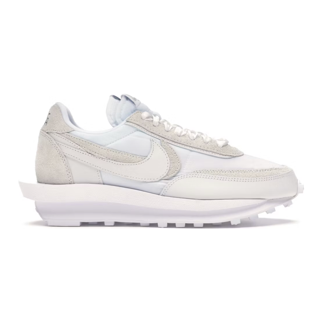 Nike LD Waffle Sacai White Nylon by Nike in Shoes. Available at KershKicks for £385.00. A must-have for fans of Nike looking to elevate their style with this Shoes.