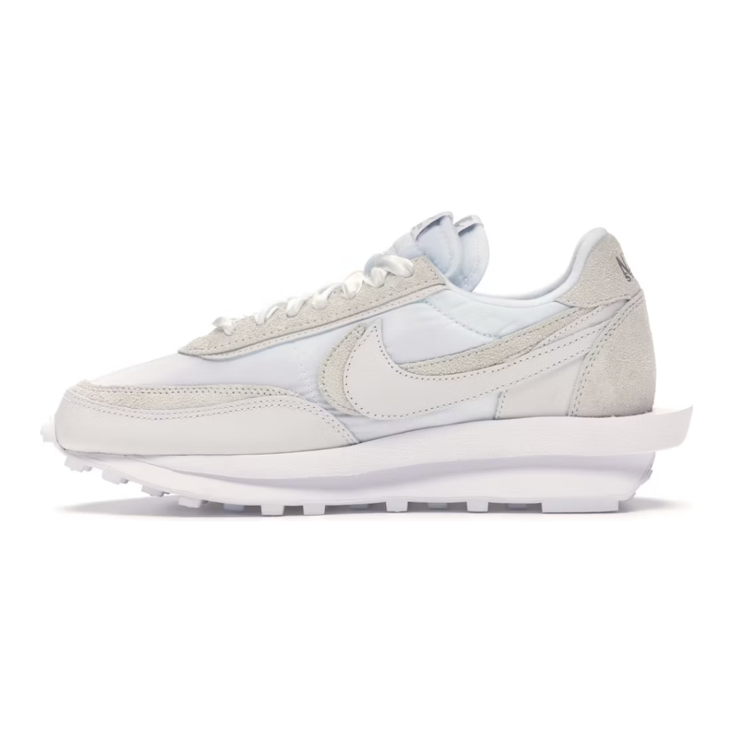 Nike LD Waffle Sacai White Nylon by Nike in Shoes. Available at KershKicks for £385.00. A must-have for fans of Nike looking to elevate their style with this Shoes.