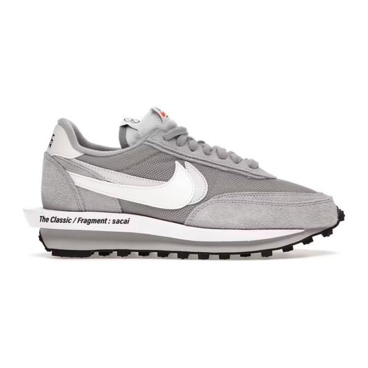 Nike Sacai Fragment LDWaffle Grey by Nike in Shoes. Available at KershKicks for £450.00. A must-have for fans of Nike looking to elevate their style with this Shoes.