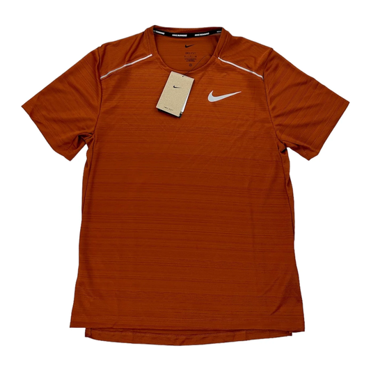 Nike Dri-FIT 1.0 Miler Running T Shirt Dark Russet