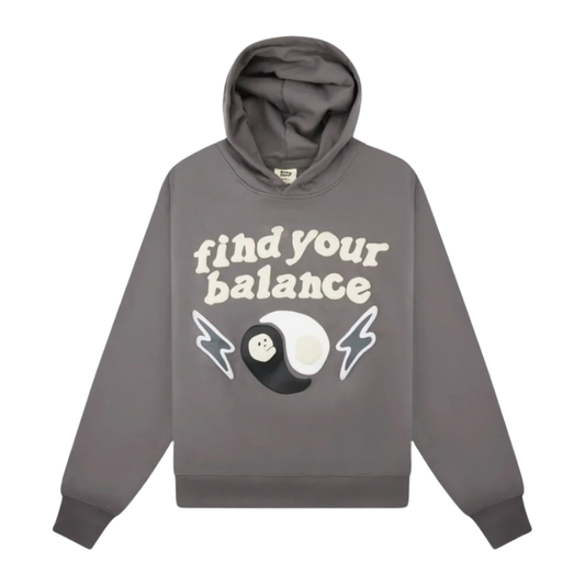 Broken Planet Market Find Your Balance Hoodie Ash Grey