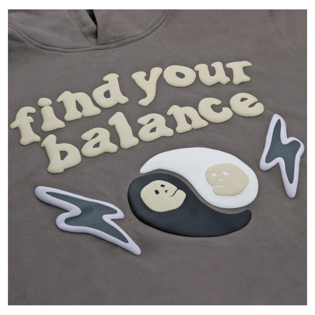 Broken Planet Market Find Your Balance Hoodie Ash Grey