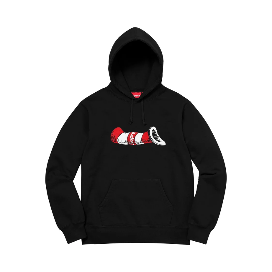 Supreme Cat in the Hat Hooded Sweatshirt Black