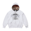 SUPREME/MM6 MAISON MARGIELA ZIP UP HOODED SWEATSHIRT ASH GREY