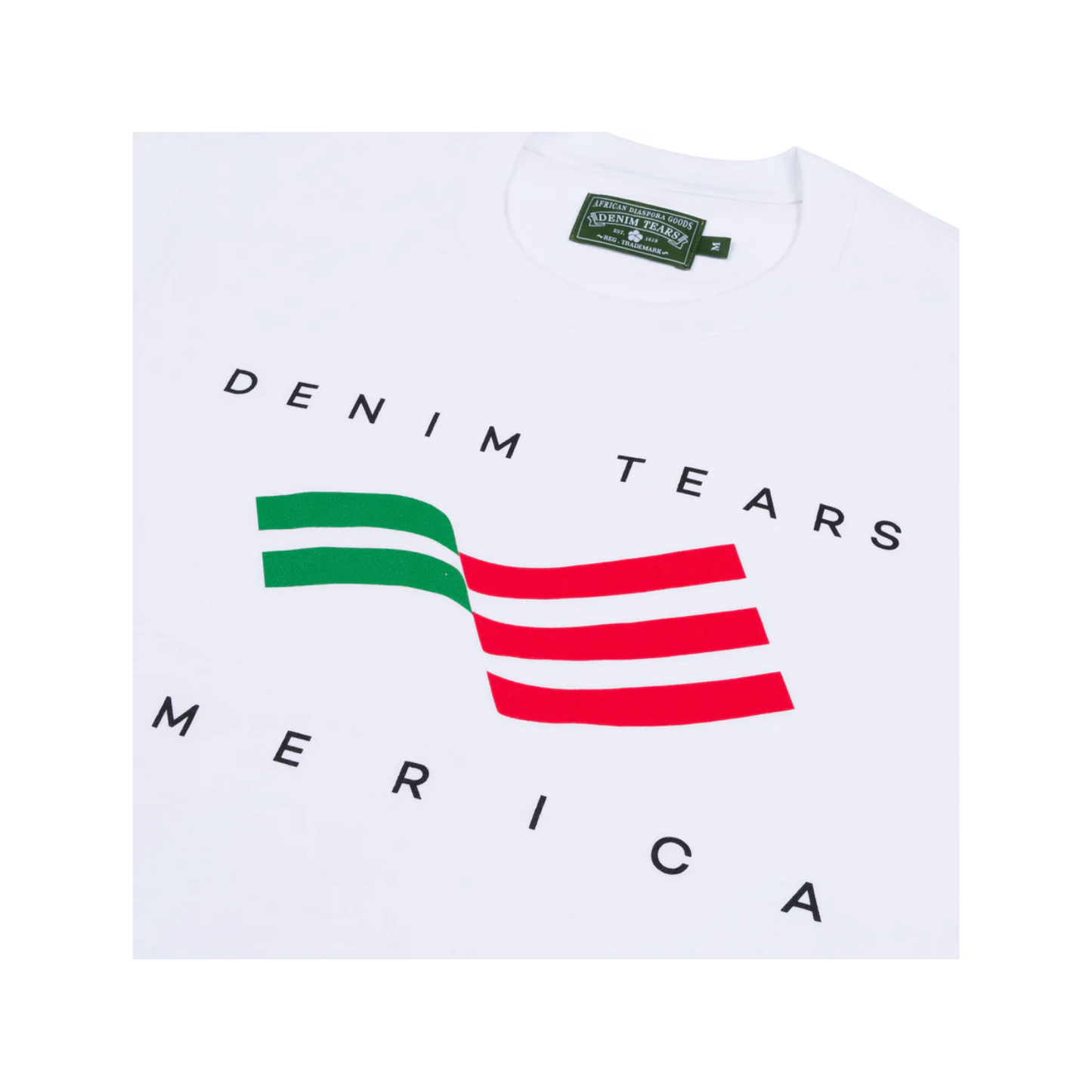 Denim Tears Men's America Sportswear T-Shirt White