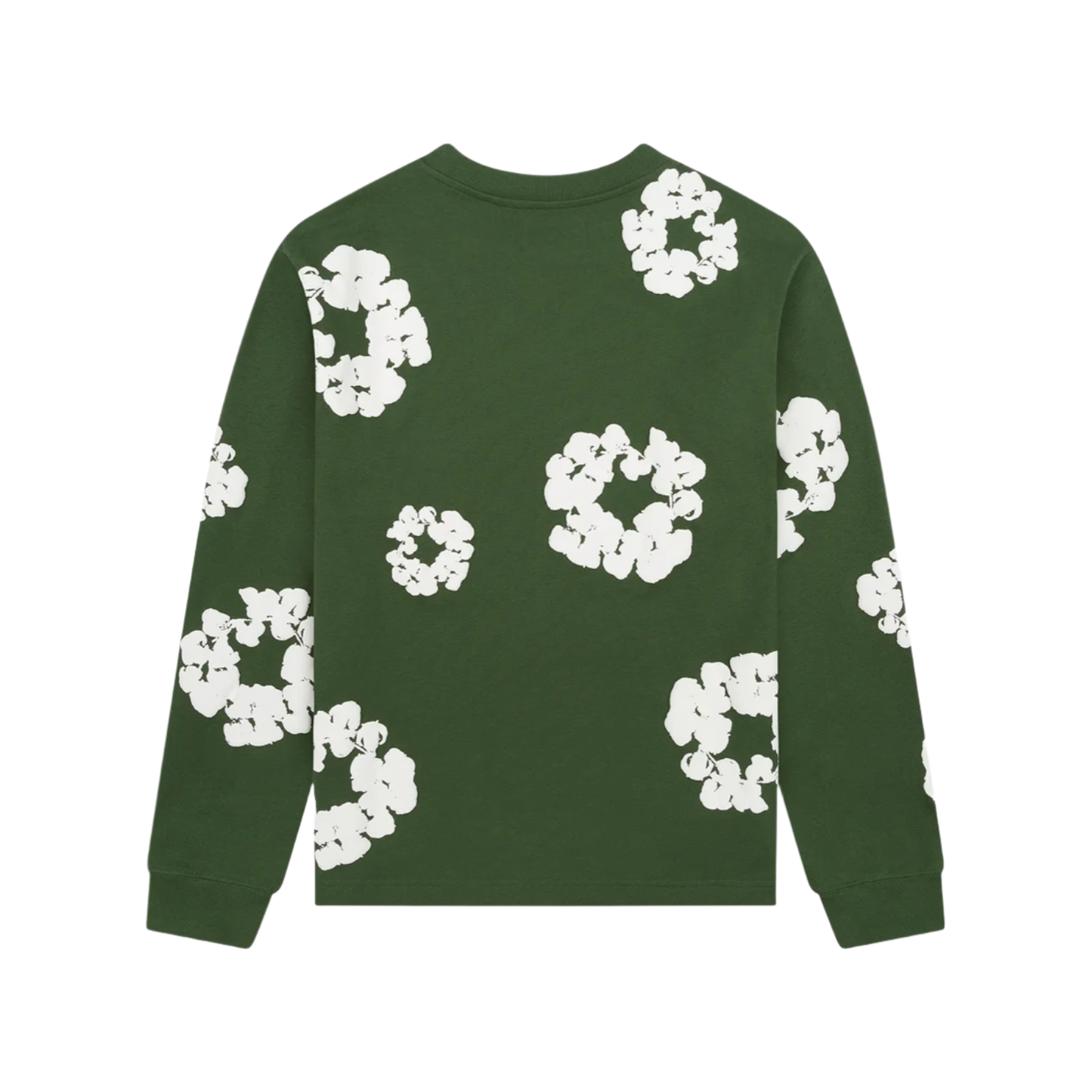 Denim Tears Long Sleeve Cotton Wreath T-shirt Green