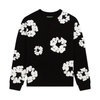 Denim Tears Long Sleeve Cotton Wreath T-shirt Black