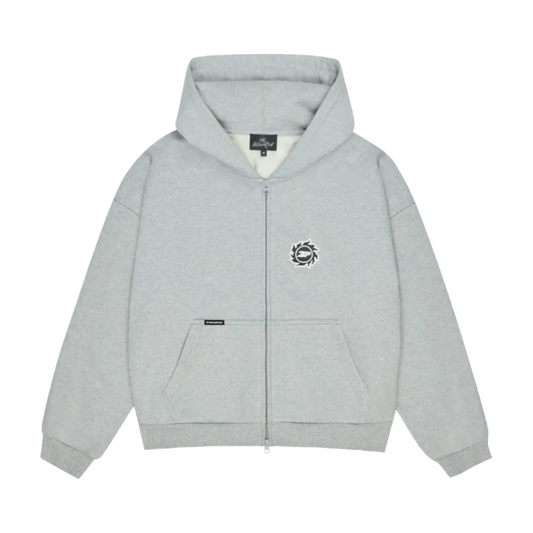 Broken Planet Market Sun Zip Up Grey