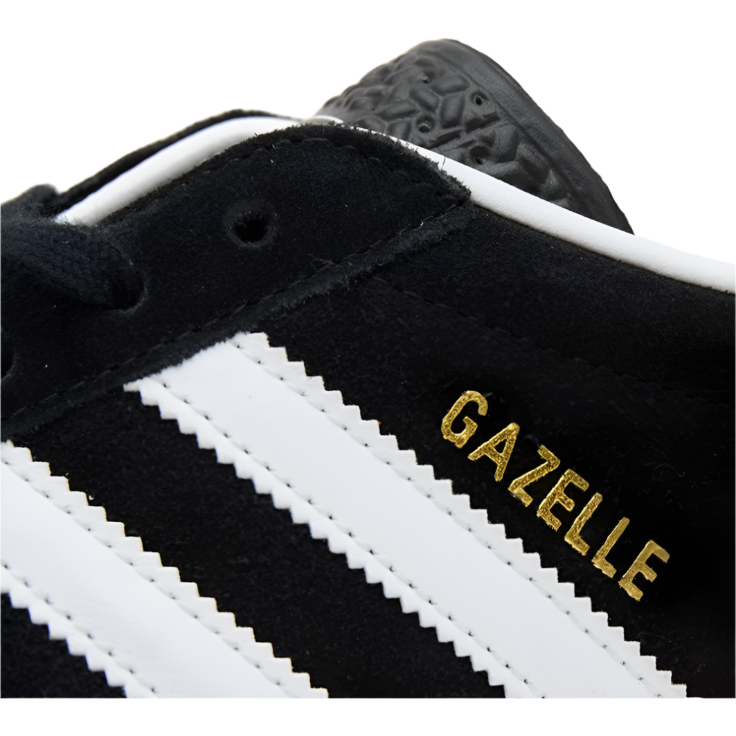 adidas Gazelle Black White Gum