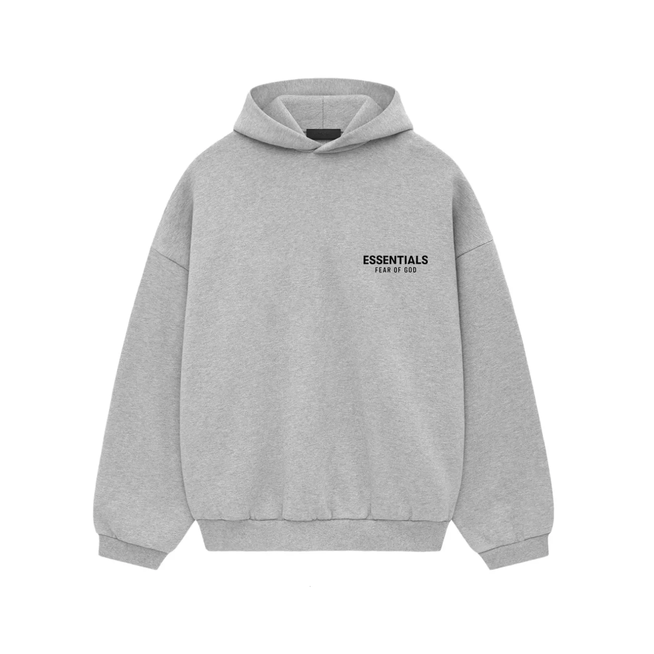 Fear of God Essentials Fleece Hoodie (FW24)  Light Heather Gray