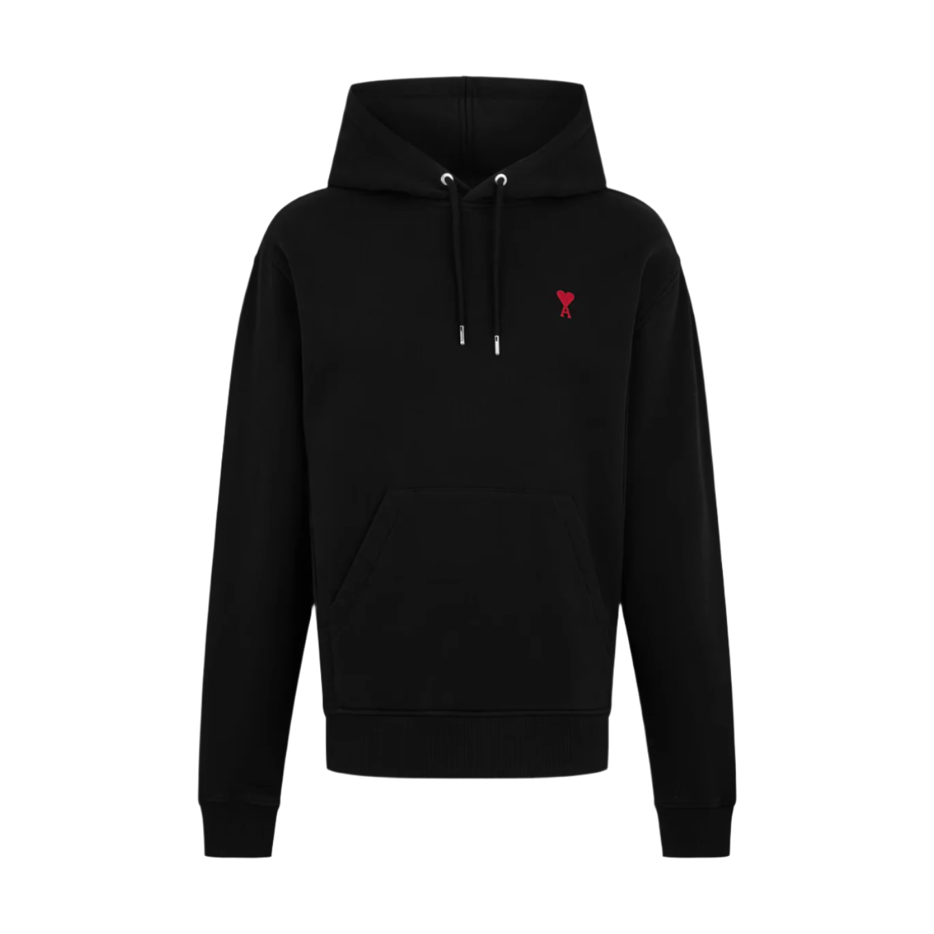 Ami Paris Ami De Coeur Small Logo Hoodie Black