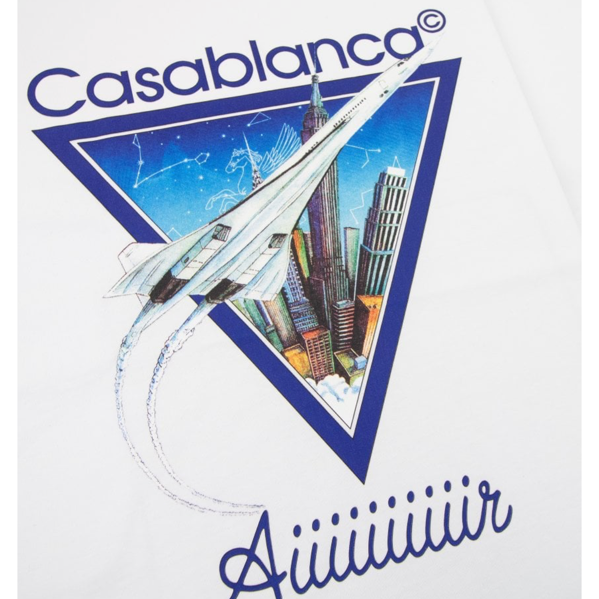 Casablanca Aiiiiir Printed T-shirt White/Multi