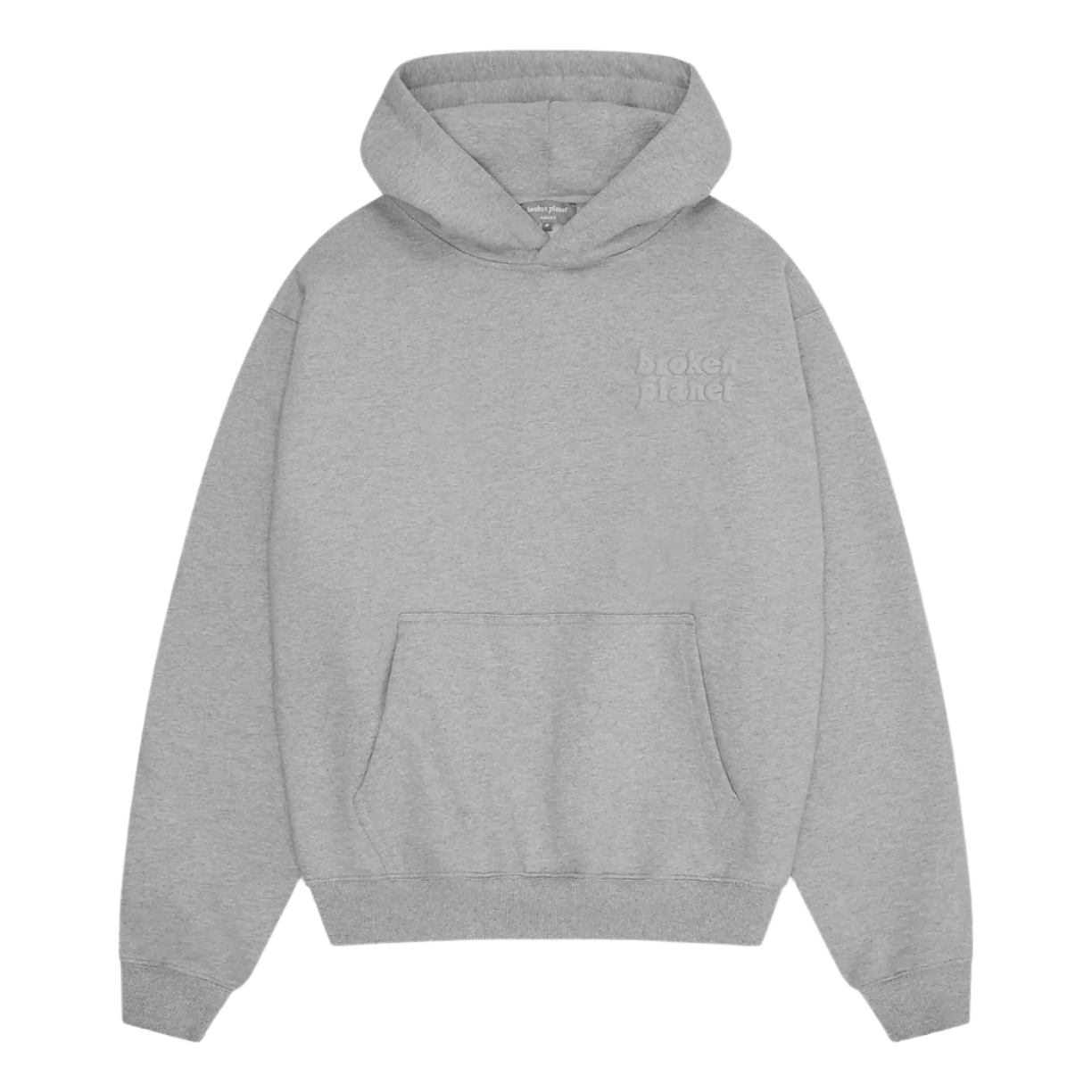 Broken Planet Market Basics Hoodie Heather Grey