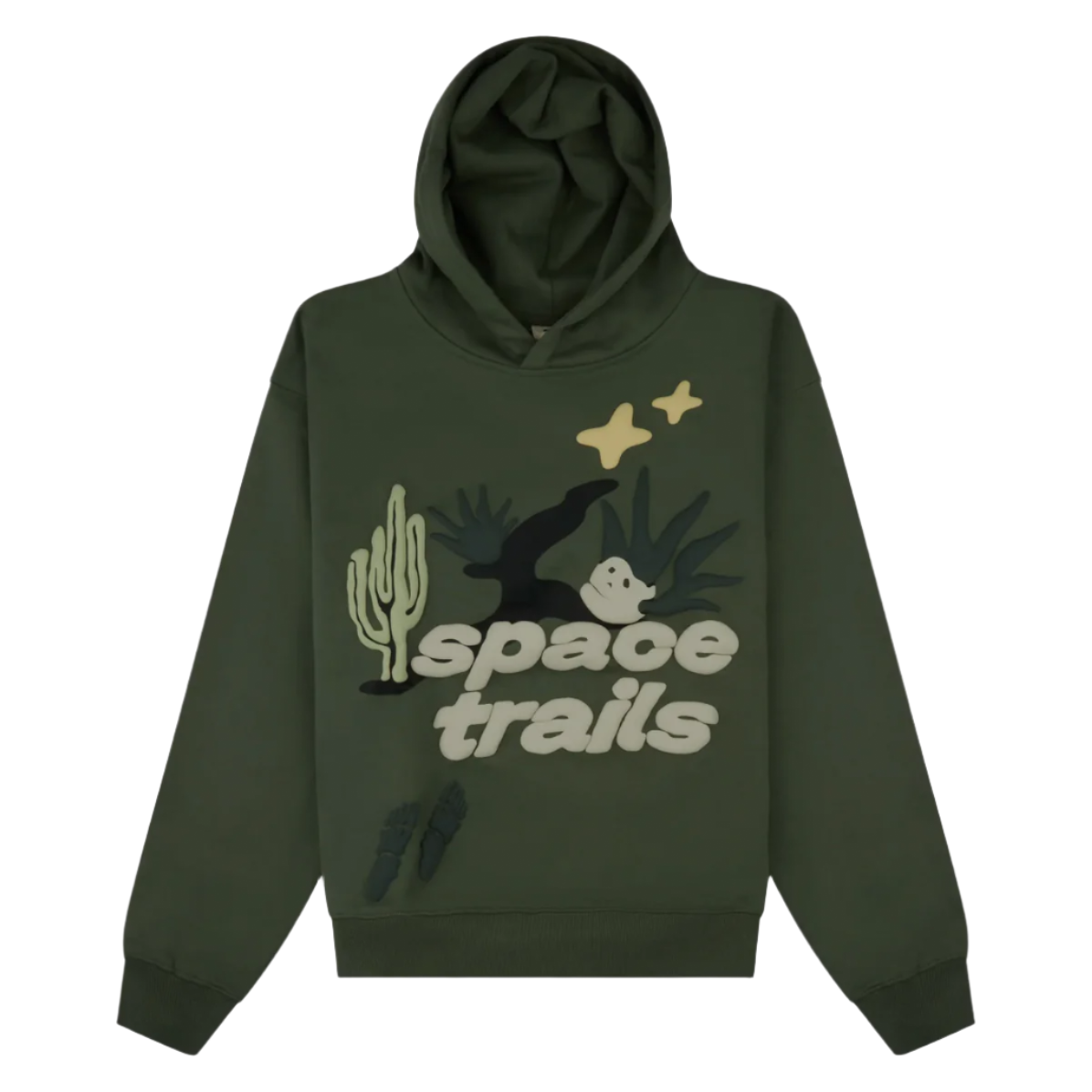 Broken Planet Market Space Trails Hoodie Agave Green