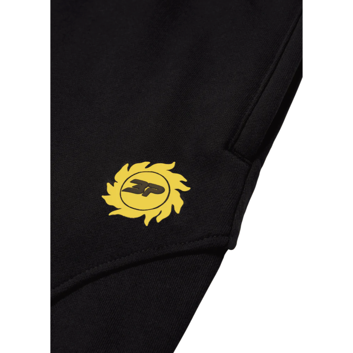 Cosmic Speed Wide-Leg Sweatpants Midnight Black