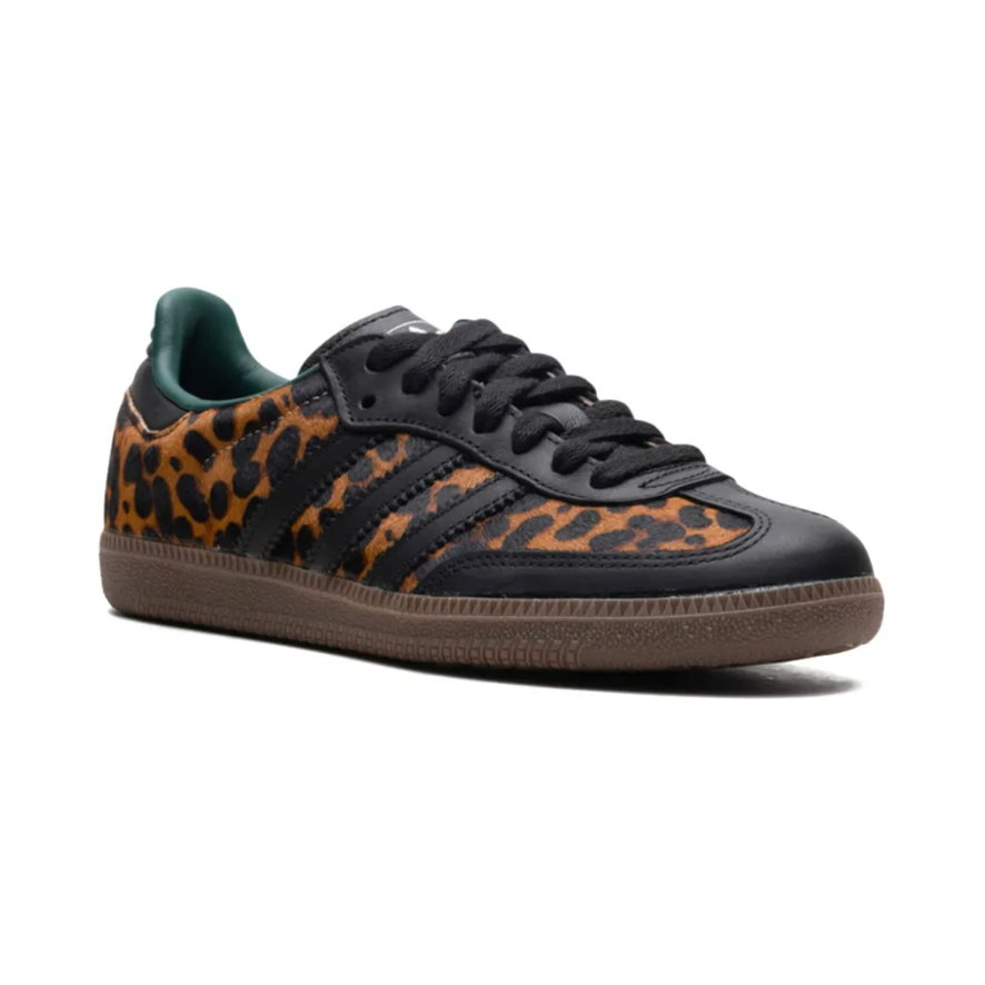 adidas Samba OG Black Green Leopard (Women's)