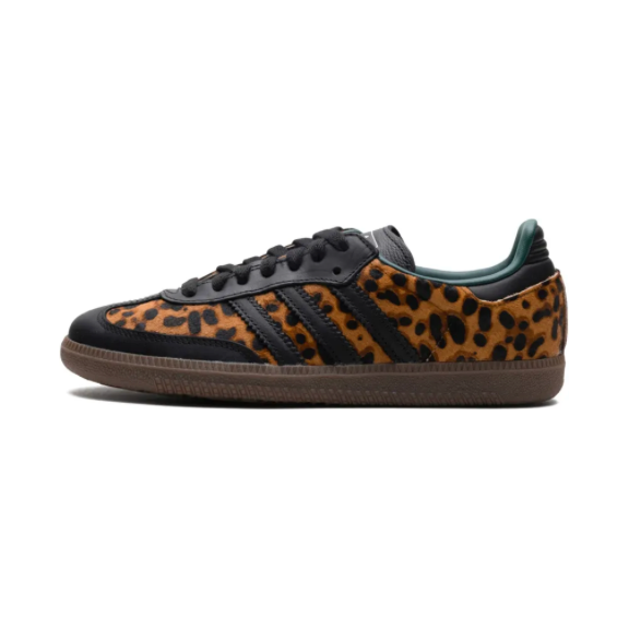 adidas Samba OG Black Green Leopard (Women's)