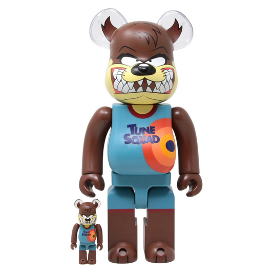 Bearbrick Space Jam: A New Legacy Tasmanian Devil 100% & 400% Set