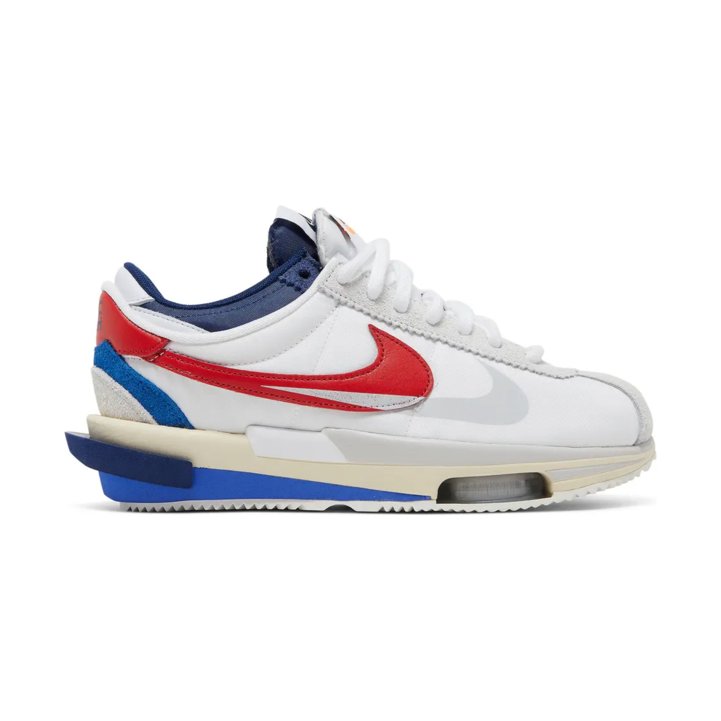 Nike Zoom Cortez SP sacai White University Red Blue