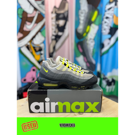 Air Max 95 Neon UK 7.5 by Nike in Shoes. Available at KershKicks for £195.00. A must-have for fans of Nike looking to elevate their style with this Kershkicked.