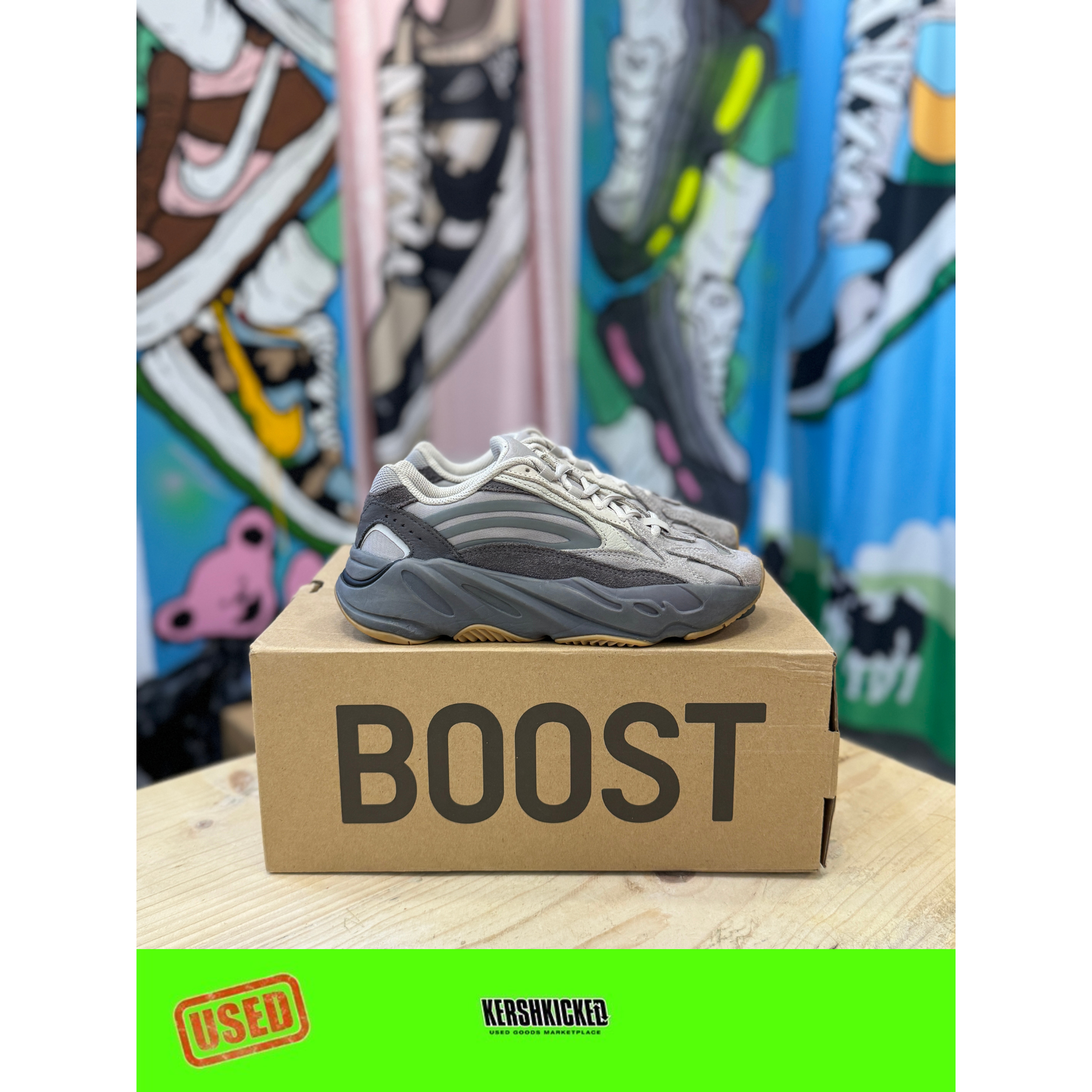 Yeezy 700 V2 Tephra UK 4 by Yeezy in Shoes. Available at KershKicks for £125.00. A must-have for fans of Yeezy looking to elevate their style with this Kershkicked.