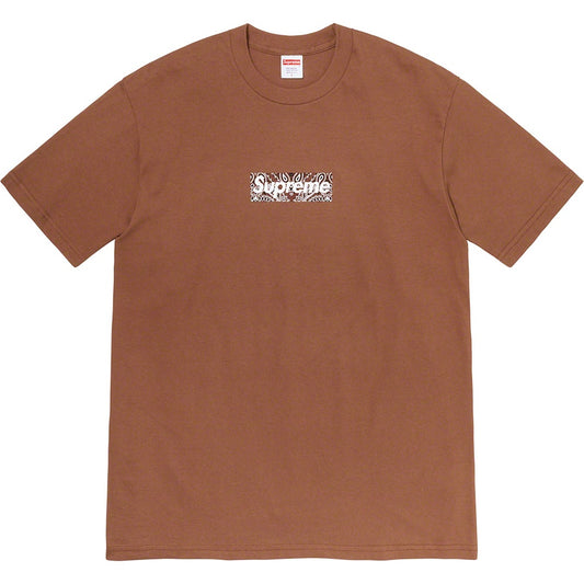 Supreme Bandana Box Logo Tee - Brown