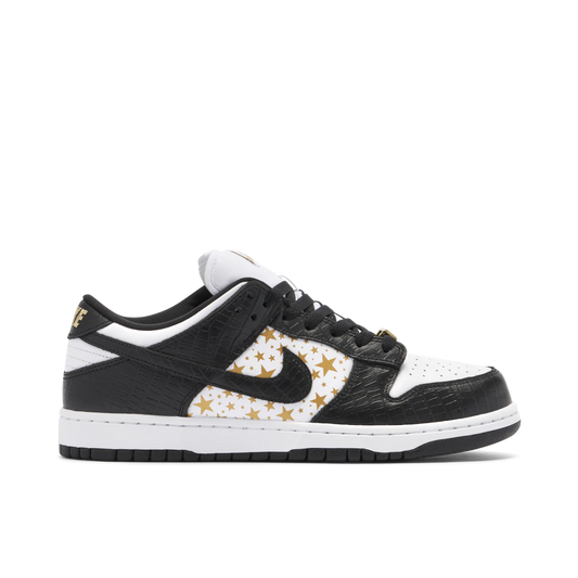 Nike SB Dunk Low Supreme Stars Black (2021) by Nike in Shoes. Available at KershKicks for £650.00. A must-have for fans of Nike looking to elevate their style with this Shoes.