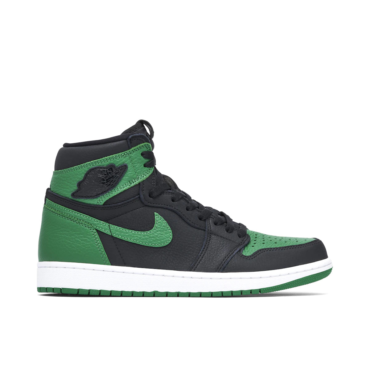 Jordan 1 Retro High Pine Green Black by Jordan's in Shoes. Available at KershKicks for £200.00. A must-have for fans of Jordan's looking to elevate their style with this Shoes.