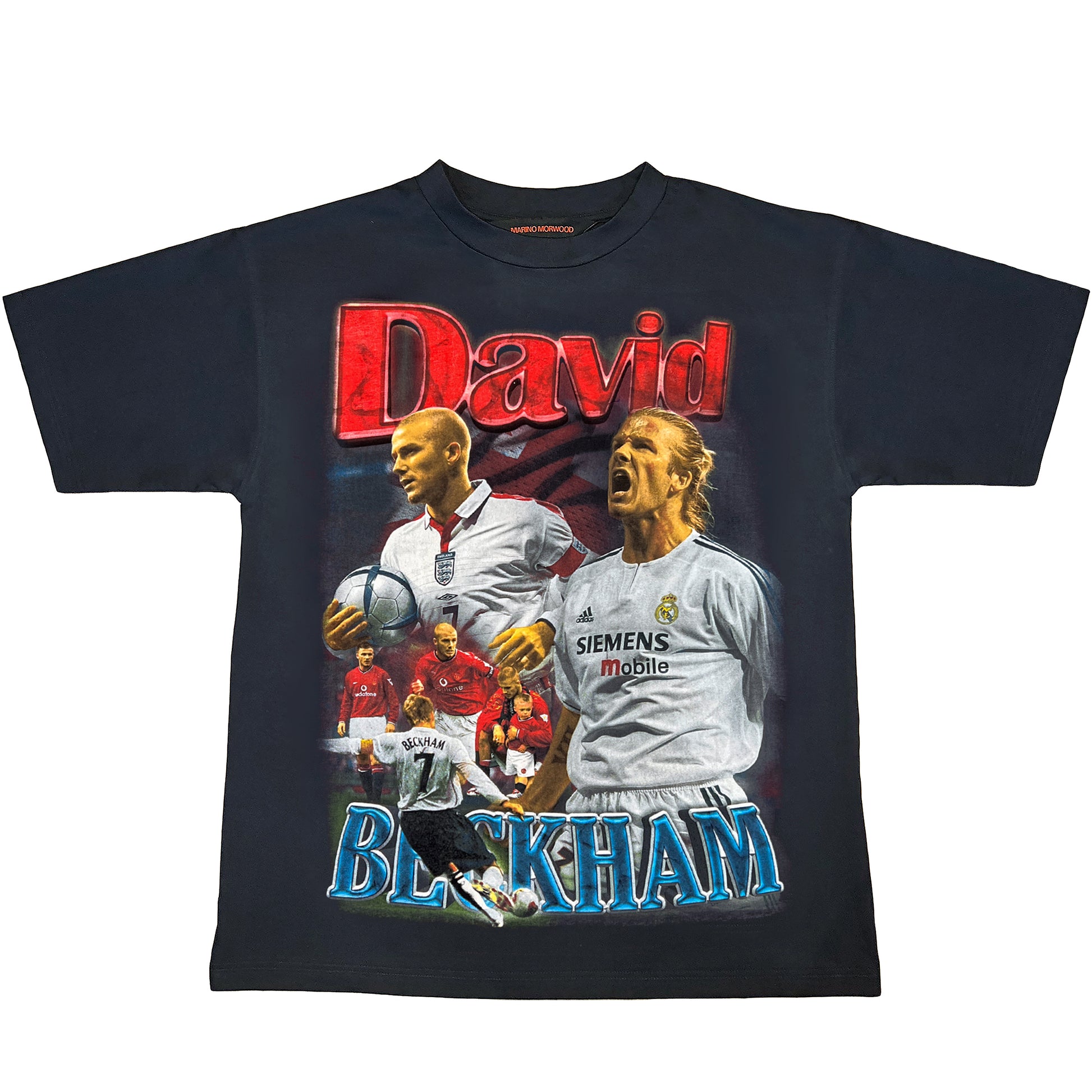 Marino Morwood Beckham Tee Black by Marino Morwood in . Available at KershKicks for £51.00. A must-have for fans of Marino Morwood looking to elevate their style with this T-Shirt.