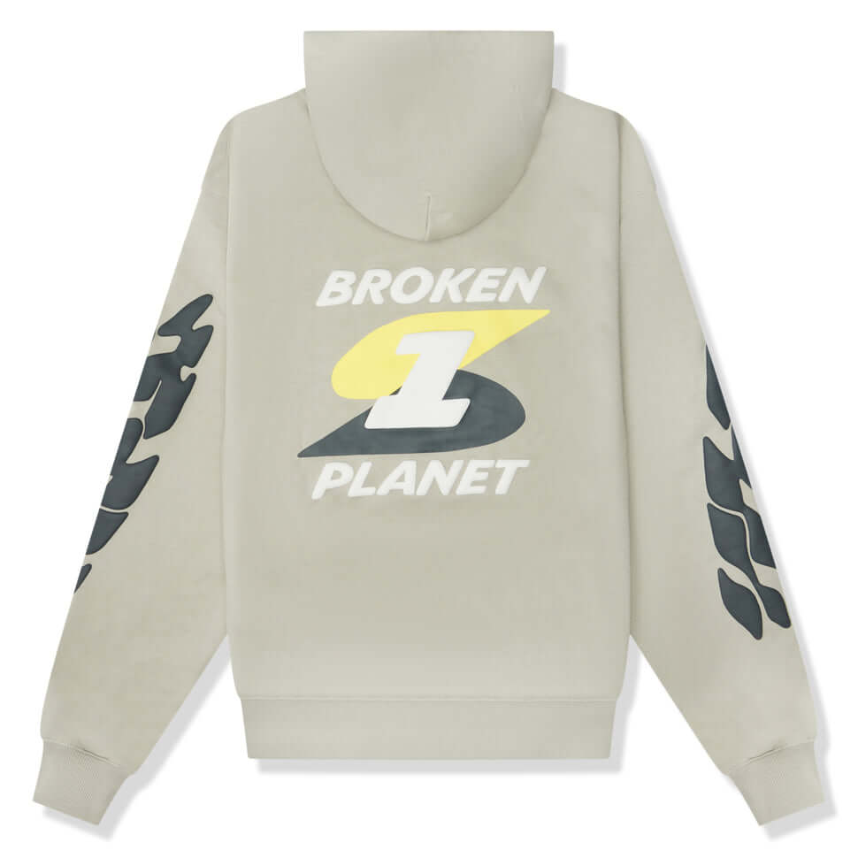 Broken Planet Market Beyond The Limits Hoodie Stone Grey Broken Planet Market KershKicks