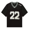 Broken Planet Football Jersey Black/Silver