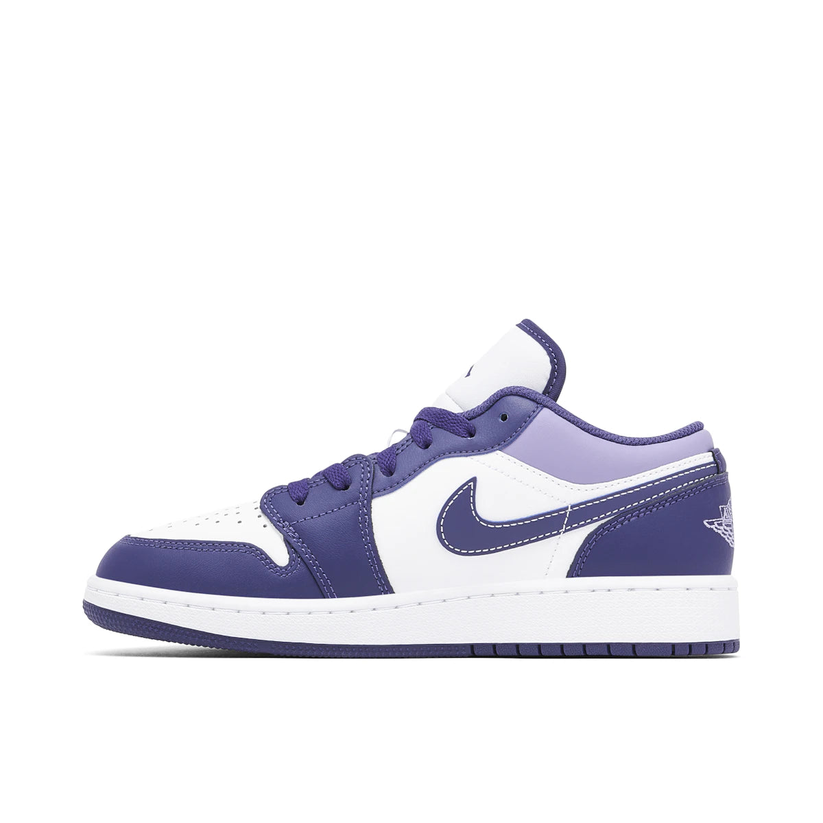 Jordan 1 Low Sky J Purple (GS) by Jordan's in Shoes. Available at KershKicks for £110.00. A must-have for fans of Jordan's looking to elevate their style with this Shoes.