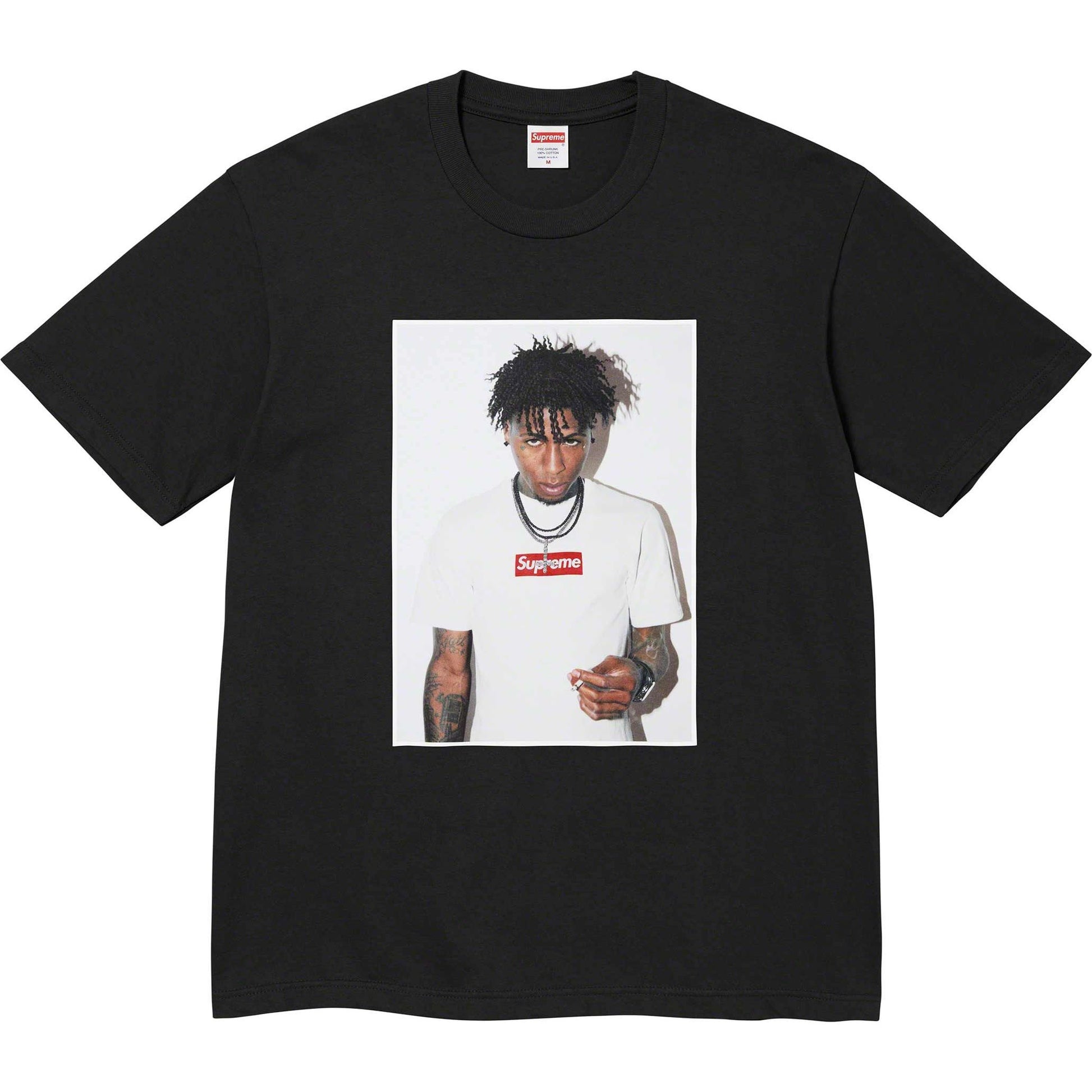 Supreme NBA Youngboy Tee Black by Supreme in . Available at KershKicks for £95.00. A must-have for fans of Supreme looking to elevate their style with this T-Shirt.