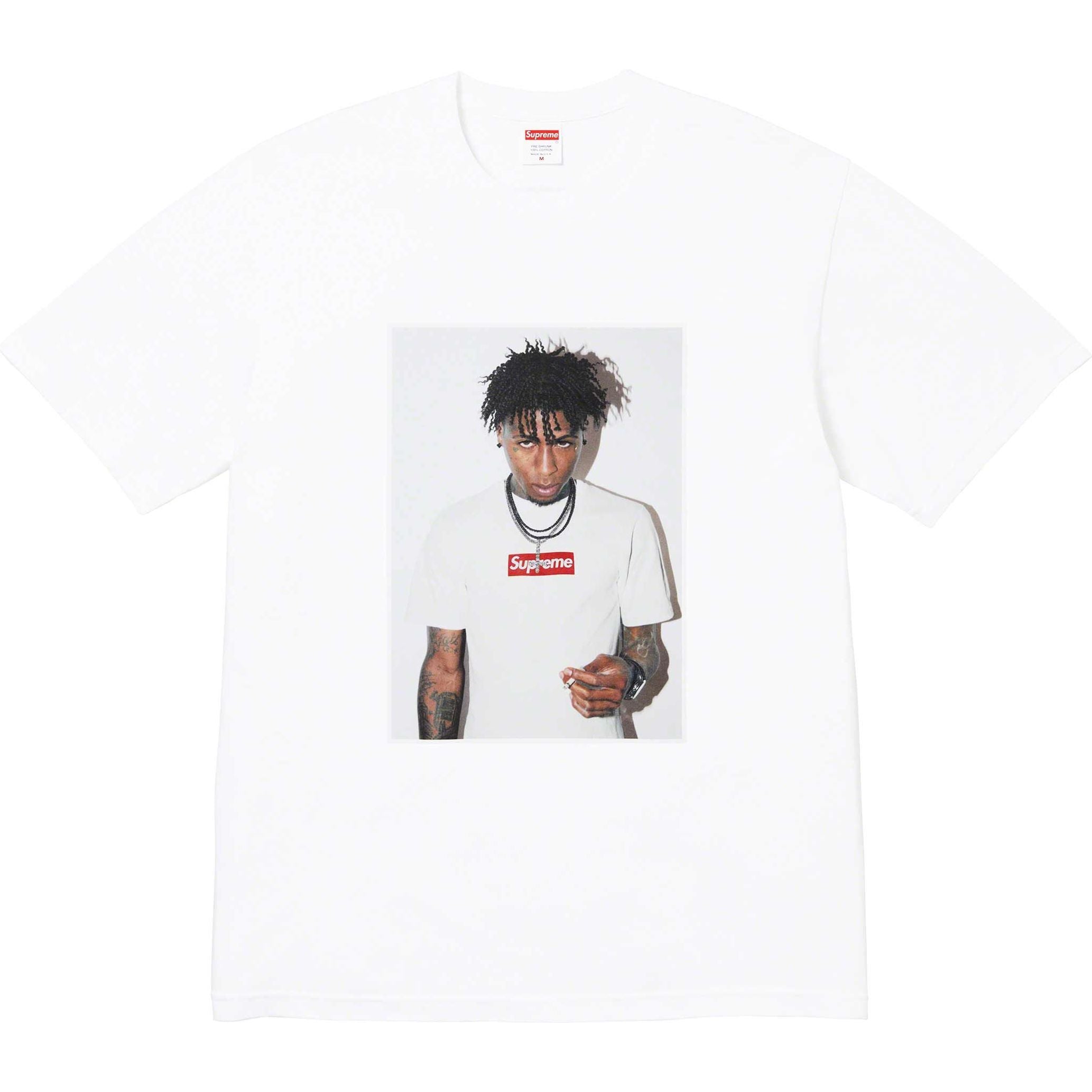 Supreme white cheap top