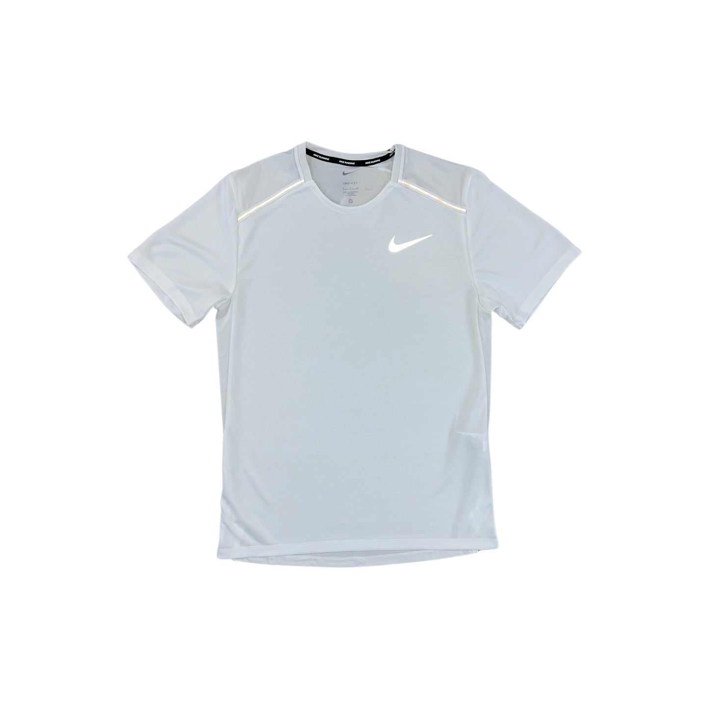 Nike Dri-FIT 1.0 Miler Running T Shirt White